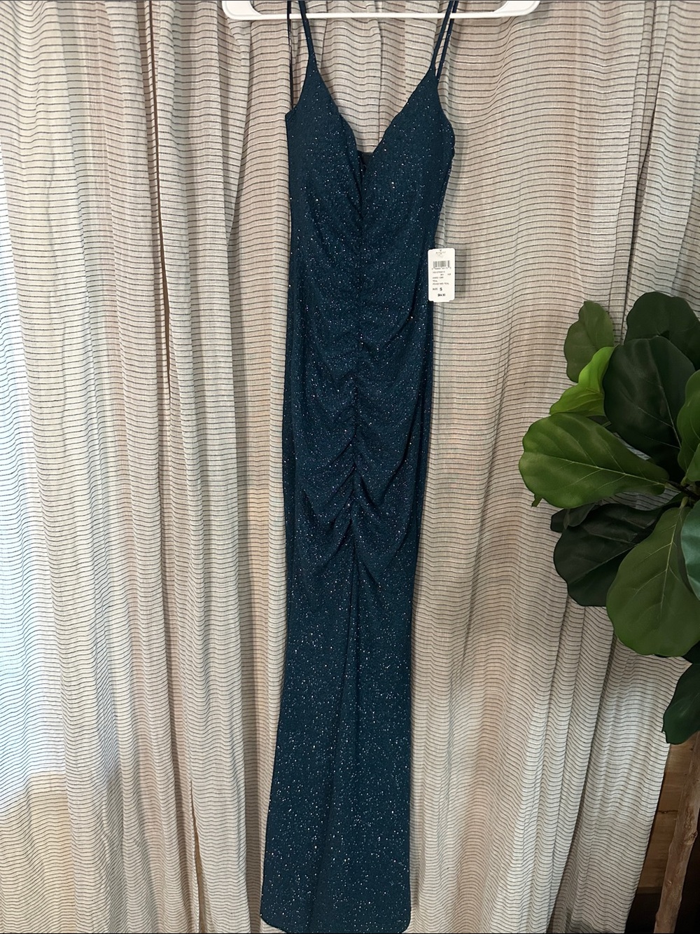 Windsor Sparkle Formal Dress in Dark Teal